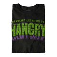 thumbnail image 5 of Hangry Angry Funny Food Smash Hungry Gym Graphic T Shirt Men or Women Brisco Brands, 5 of 7