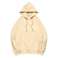thumbnail image 4 of Tittly Womens Hoodies Tall, Womens Sweatshirts Zip Up, Cute Tops, Athletic Womens Hoodie, Graphic Hoodies Beige L, 4 of 5