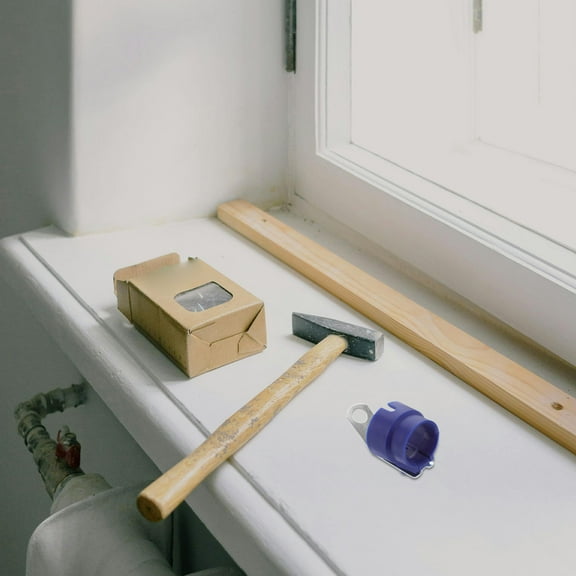 BALAHAPY Rv Accessory 1Set Blue Compact Trailer Plug Holder in Plastic and Iron 3.5x2.0x2.0in