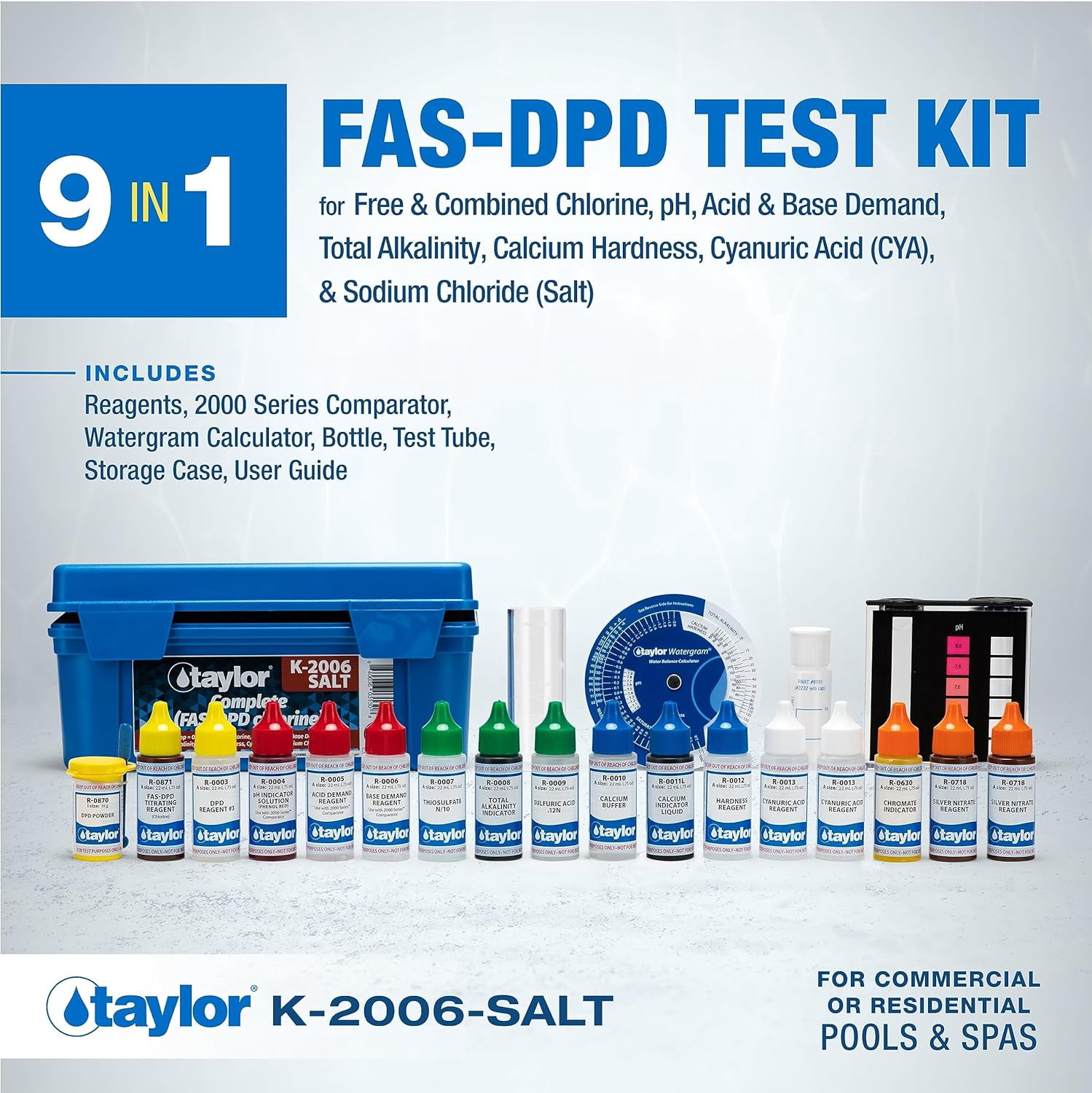 TAYLOR K-2006-SALT-6 SERIES COMPL TEST KIT