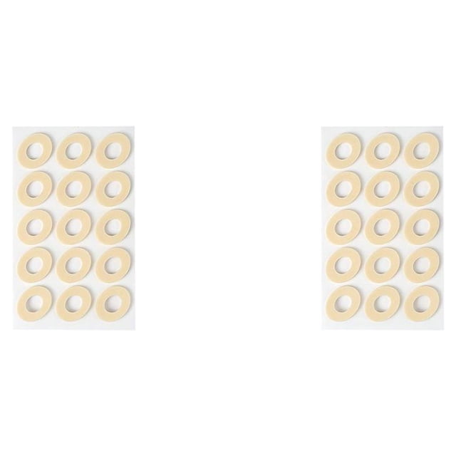 Qarigey 15 unids/set esponja de látex cojín para callos autoadhesivo Universal antideslizante trabajo ejercicio almohadilla para pies Type3 NO3