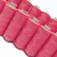 thumbnail image 3 of IBA Indianbeautifulart 20 Pcs Pink New Spun Quilting Sewing Supplies Wholesale Spool Polyester Thread, 3 of 4