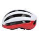 thumbnail image 4 of Casco de bicicleta moldeado de una sola pieza, gorra protectora ligera para la cabeza, equipo de equitación profesional (blanco y rojo), 4 of 10