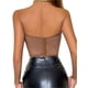 thumbnail image 5 of SAYOO Corsé femenino, blusa en forma de tubo, bordado floral, chaleco de hombro claro, adecuado para reuniones diarias del Club SAYOO  moda, 5 of 5