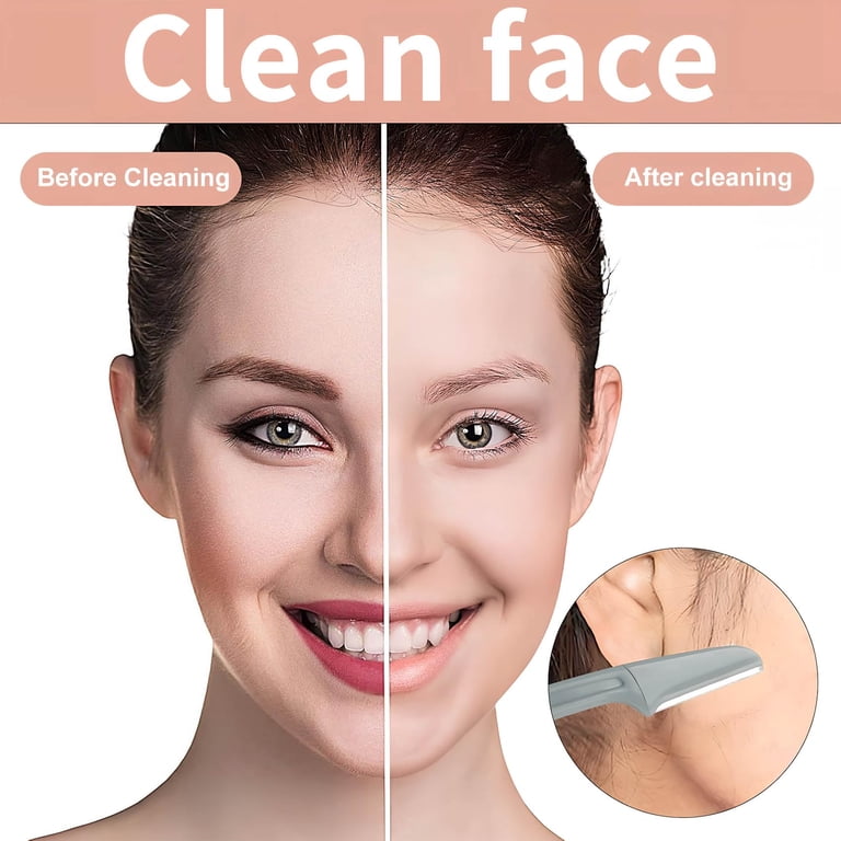 Dermaplaning Tool Set - Face Razors For Women, Eyebrow & Facial Hair Removal, 3-Pack
