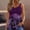 #152-Purple, variant on Haivin Women's Summer Printed Button-Down V-Neck Vest, Casual and Comfortable for Daily Wear and Outing