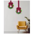 thumbnail image 4 of Yoyauz Artificial Kitchen Cabinet Garland With Ribbon Artificial Green Leaf Garland Decoration Hanging Garland Is Suitable For Cabinet Wall Window Front Door Decoration, 4 of 6