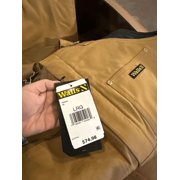 Walls YB96B4 Men's Insulated Overalls Bibs Size Duck Canvas Snow Pants, Pecan, Large