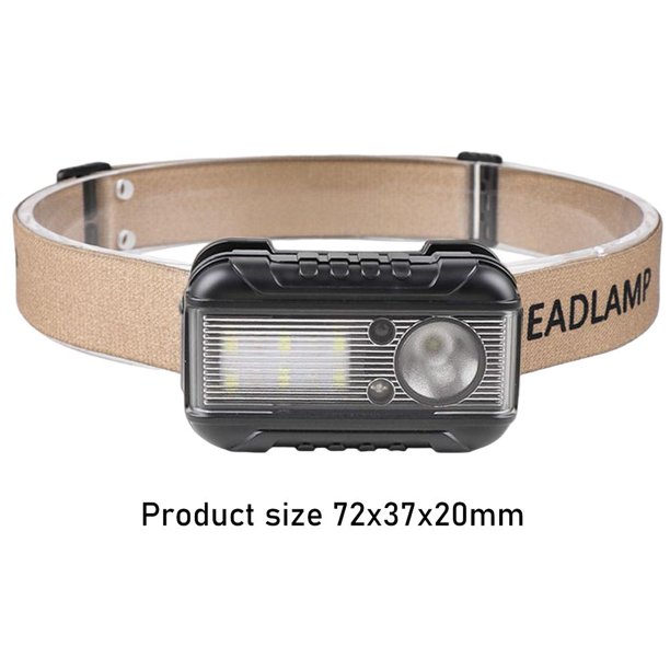 XPE Head Light Torch IPX4 Faro LED impermeable para acampar al aire libre (negro) Ndcxsfigh Para Estrenar
