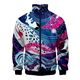 thumbnail image 4 of Chaqueta con estampado de sublimación 3D divertido, patrón personalizado, flores, animales marinos, suéter de cuello alto para hombres y mujeres, ropa, 4 of 4