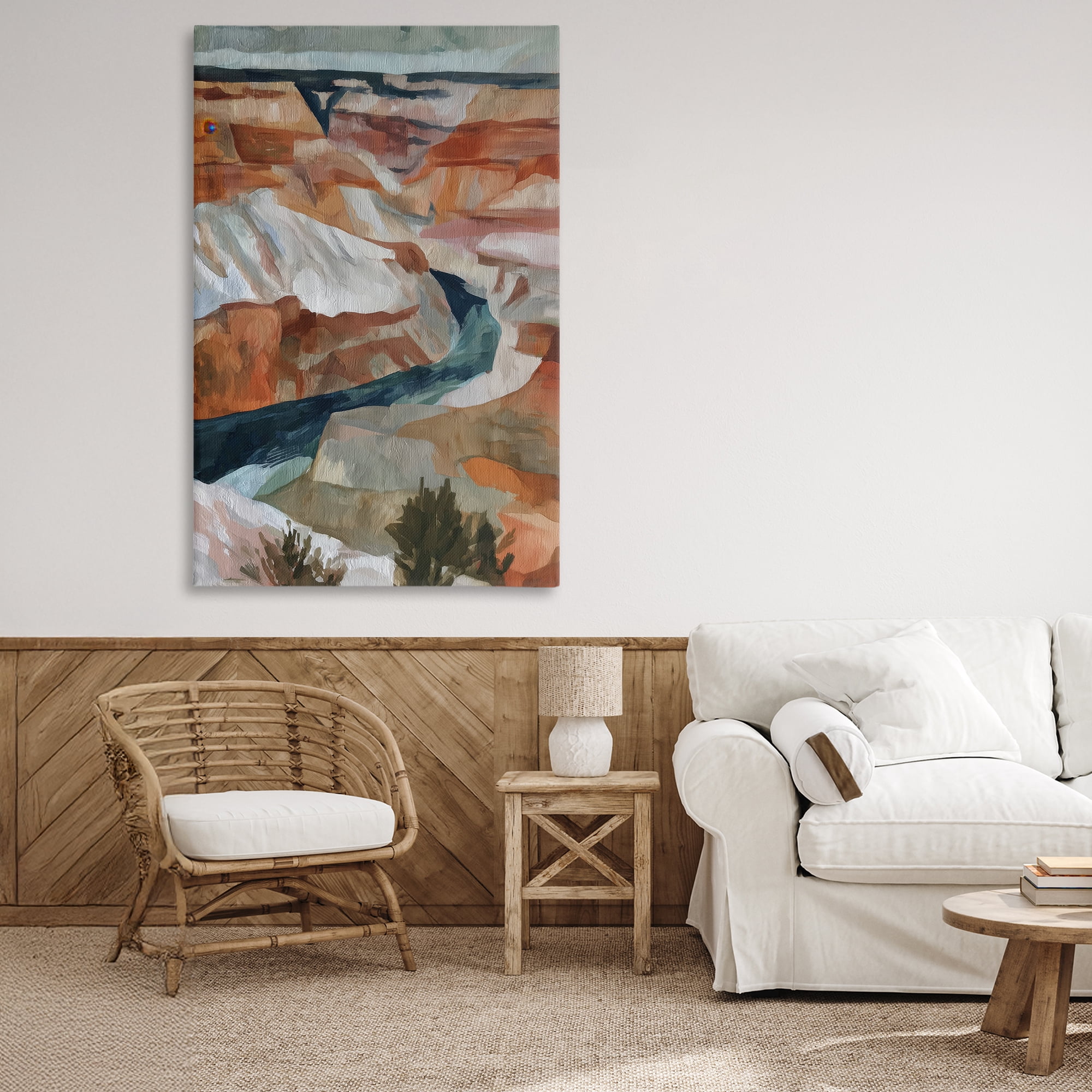 Stupell Industries Canyon Rim Textures Impression Canvas Wall Art, design by Chromatic Storm Studio