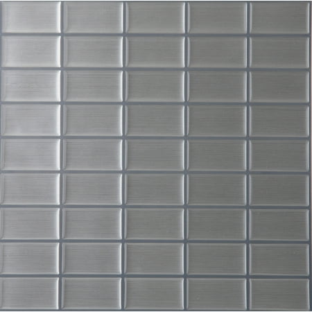 Magic Gel Tiles, Stainless Steel, 6-Pack
