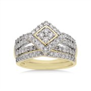 1 Ct. tw. Diamond 10kt Yellow Gold Bridal Set
