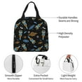 thumbnail image 2 of Kdxio Space Rocket Print Insulated Lunch Bag,Reusable Tote Lunch Box for Women Men,Leakproof Cooler Lunch Bags for Work Office Travel Picnic, 2 of 6