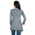 thumbnail image 3 of Women's Long Sleeve Scoop Neck Tunic Top, 3 of 4