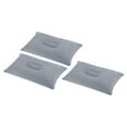 thumbnail image 1 of Uxcell Oreiller Gonflable, Oreiller de Voyage Ultraléger Carré pour Camping Randonnée, Gris 3 Pack, 1 of 6