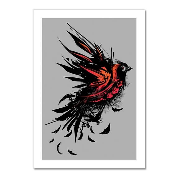 Rectangle frame 12" X 18" Abstract Horizon Artwork