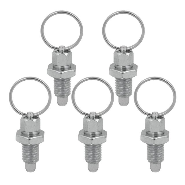 5 Pedazos de Pasadores para , de Extracción de émbolo de material acero Inoxidable para de Aplicaciones Cola Émbolo de extracción de anillo