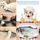 thumbnail image 4 of Juguete de pez para gato (28 cm), juguete eléctrico para pez, juguete interactivo para masticar, pez de imitación con carga USB, juguete de peluche lavable., 4 of 5