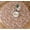 Flowers Pattern a, variant on Round Elastic Edged Vinyl Tablecloth with Flannel Backing – Waterproof Oil-Proof PVC Fitted Table Cloth Plastic Cover (Fits Tables up to 40" - 44" Diameter)