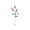Pink, variant on Stunning Visual Hyacinth Style, 30.31 Inch 3 Head Artificial Wisteria Light, Solar Courtyard Lamp, for Outdoor Garden Pathway Decoration