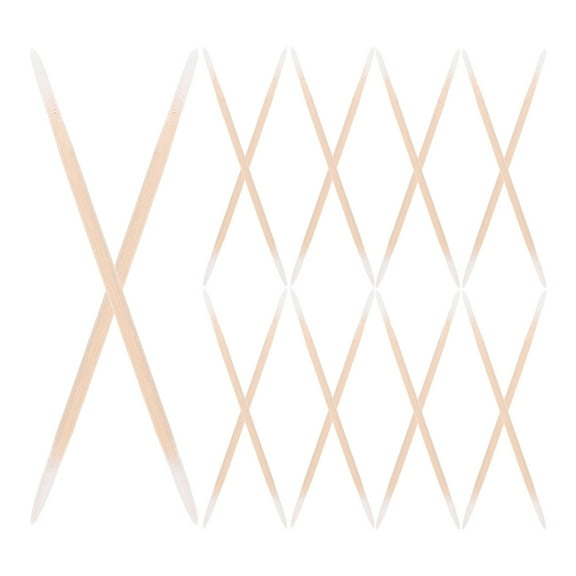 LOLIPPYY 2-Pack Cotton Swabs with Dual-Ended Pointed Tips for Precise Makeup Application and Gentle Skincare Use