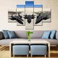 thumbnail image 4 of TISHIRON 5PCS Framed Canvas Wall Art Set,60"x40" Air Force Plane -SR-71 Blackbird Canvas Art Decor, 4 of 7