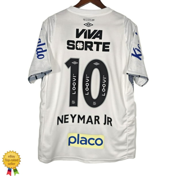 Neymar JR Santos FC 2025 New Home White Soccer Jersey - Walmart.ca