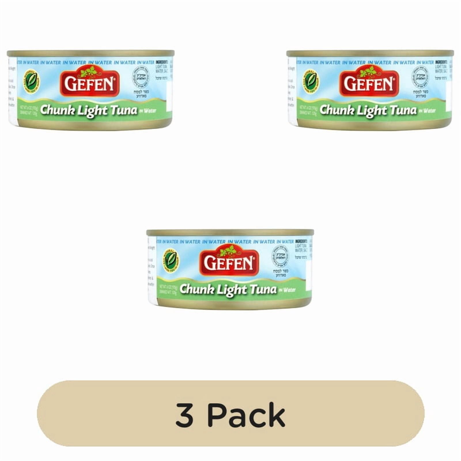 Gefen Tuna in Water 170g, British Import (Pack of 3)