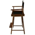 thumbnail image 3 of Extra-Wide Premium 24 in. Oak Counter Height Directors Chair, 3 of 9