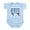 Sky Blue, variant on CafePress - Soccer Greece Infant Bodysuit - Baby Light Bodysuit, Size Newborn - 24 Months