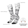 thumbnail image 4 of Naloa Country Farm Scene Knee Socks, High Socks Long Stretchy Sock Women Knee High Stocking, Long Socks for Women, 4 of 6
