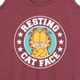 thumbnail image 3 of Garfield - Resting Cat Face - Women's Racerback Tank Top, 3 of 5