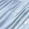 thumbnail image 6 of Women's Tunic Tops for Leggings Short Sleeve Botton Up Shirts Summer Flowy Henley Tshirt Casual Dressy Blouses, 6 of 6