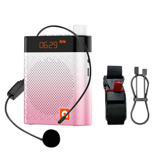 Juego De Micrófono Amplificador De Voz, Accesorios Universales Para Megáfono, Herramienta De Altavoz Para Profesores, Equipo De Auriculares, Dispositivos De Amplificación Kearding EL016760-04