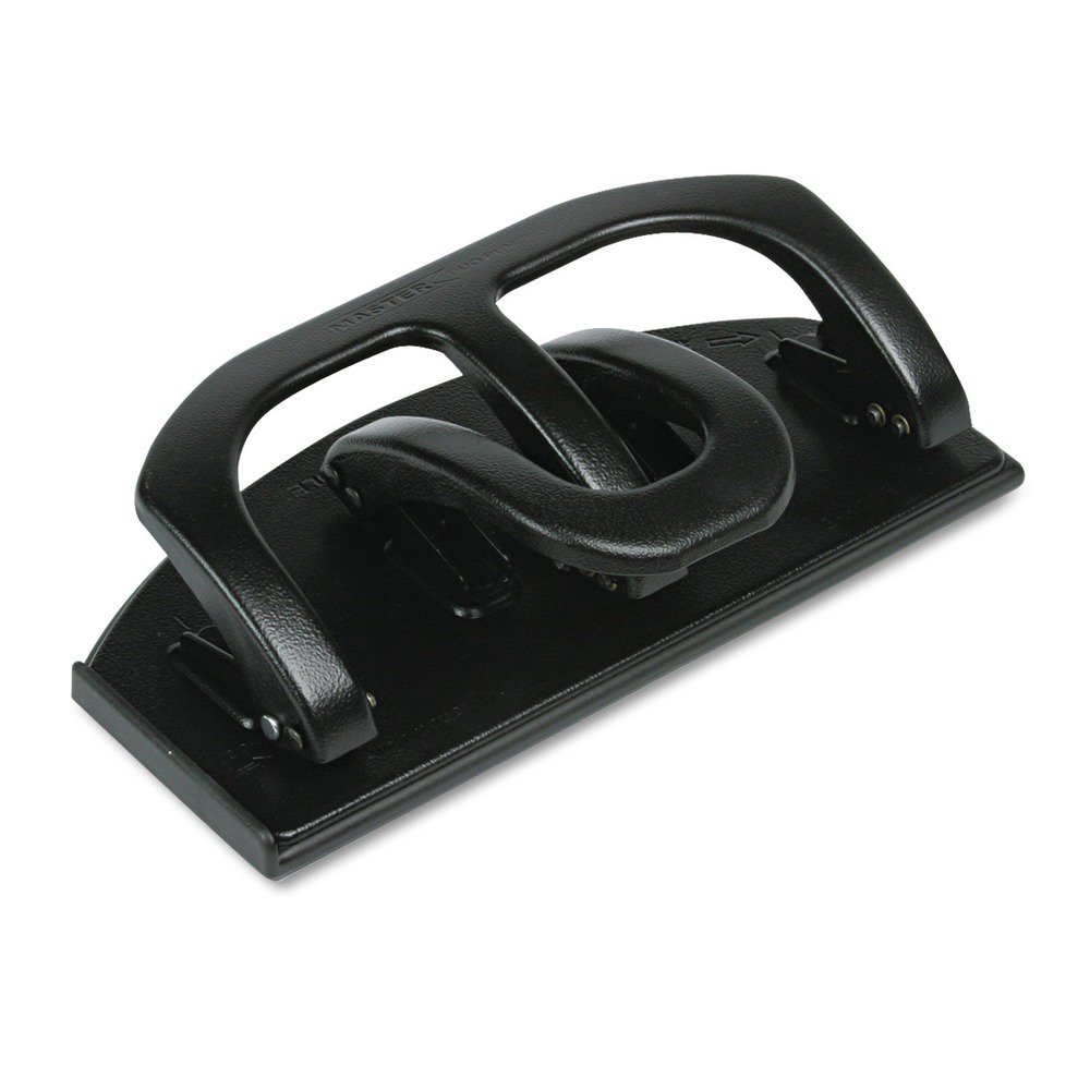 Master MATDP20 Products Duo 2-/3- Hole Punch 1 Each Black