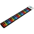 thumbnail image 1 of Thicken Roll-up Piano, 49 Simulated Keys Electric Piano Keyboard, Playing For Beginner Study Children, 1 of 8
