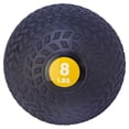 thumbnail image 1 of Fitvids 8 Pound Weighted Medicine Ball for Home Gym Training and Fitness, Yellow, 1 of 6