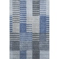 thumbnail image 2 of Addison Rugs Mayfield Washable Transitional Striped Blue Rectangle Rug, 2'6" x 3'10", 2 of 6