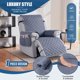 thumbnail image 2 of Fundas para Sillón Reclinable TAOCOCO 100% Impermeable Gris Azulado 1 Plaza, 2 of 7