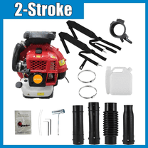 Seipouy 80CC Gas Powered Backpack Leaf Blower 900 CFM , Powerful 206 MPH 2-Stroke Petrol Powered Leaf blowers for Lawn/Garden Care Yard Snow/Grass Blowing Dust Debris