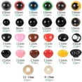 thumbnail image 4 of Wekvgz 1040pcs Safety Eyes and Noses Set 6-12mm Plastic Safety Eyes and Noses with Washers for Crochet Toy and Stuffed Animals Colorful Doll Eyes for Crafts Bear Doll Making, 4 of 11