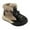 Grey, variant on Faux Fu𝗿 Hiking Boots for Kids Winter Fleece Plush Warm Snow Booties Boys Girls Furry Chunky Outdoor Ankle Shoes