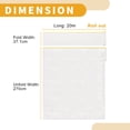 thumbnail image 4 of Unique Bargains Pre-Taped Masking Film 270x2000cm / 65.62ftx106.30" 1 Pcs Plastic Cover White Yellow PE Film Paper, 4 of 7