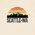thumbnail image 4 of Inktastic Seattle Washington Skyline Sunset Boys or Girls Baby T-Shirt, 4 of 5