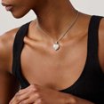 thumbnail image 3 of Beautlace Heart Necklace for Women,Sparkling CZ Heart Pendant Necklace,18k White Gold Plated Love Jewelry Gift for Mom Wife Girlfriend, 3 of 9