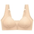 thumbnail image 3 of Patlollav Bras for Women Bra Soild Wire Free Underwear One-Piece Bra Everyday Underwear, 3 of 6