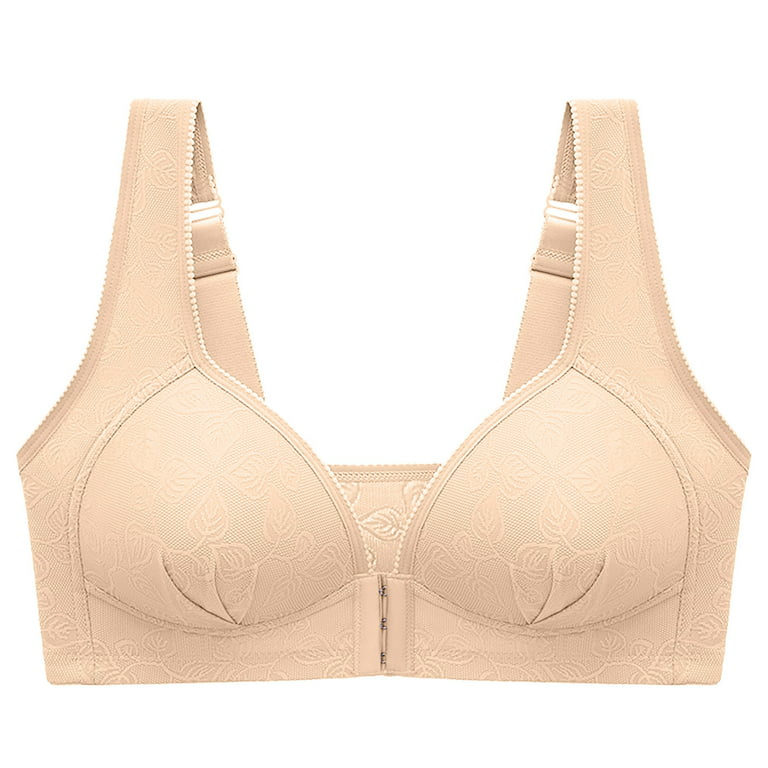 S LUKKC LUKKC Front-Close Shaping Wirefree Bras for Women Post