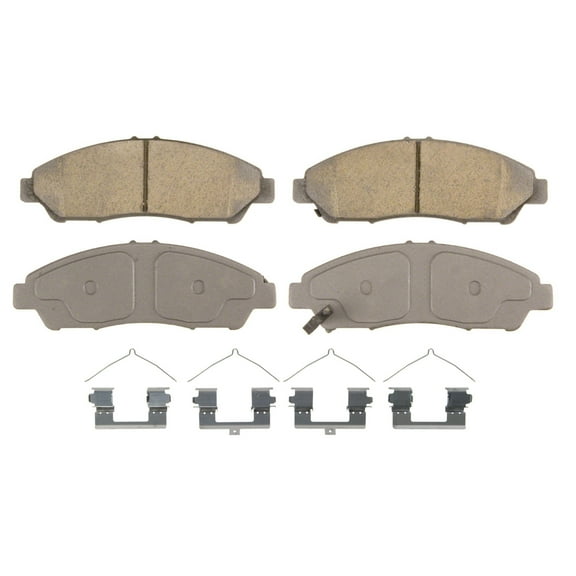 Wagner ThermoQuiet QC1378 Ceramic Disc Brake Pad Set Fits select: 2019-2020 CHEVROLET TRAVERSE, 2009-2015 HONDA PILOT