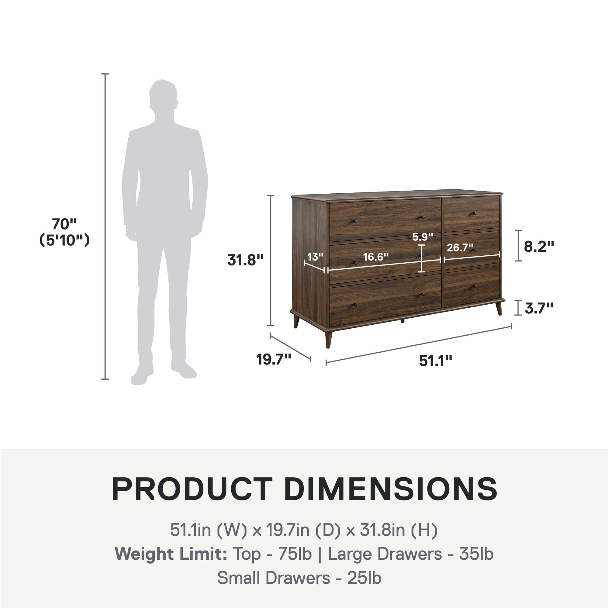 Farnsworth Drawer Mid-Century Modern Dresser Liberia Ubuy